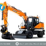 MÁY XÚC BÁNH LỐP DOOSAN DX140W