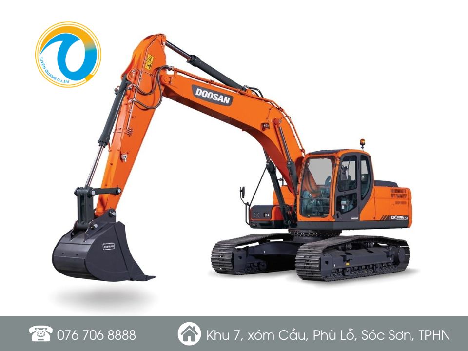 MÁY XÚC ĐÀO BÁNH XÍCH DOOSAN DX225LCA