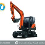 MÁY XÚC BÁNH LỐP DOOSAN DX55W
