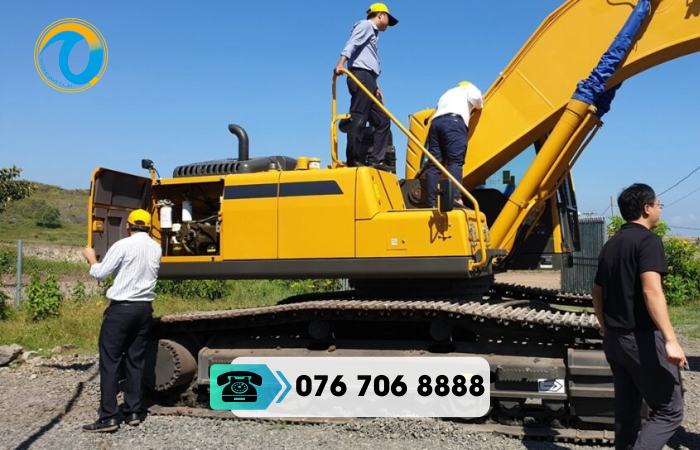 Hướng dẫn bảo dưỡng máy xúc đào và xúc lật đúng kỹ thuật