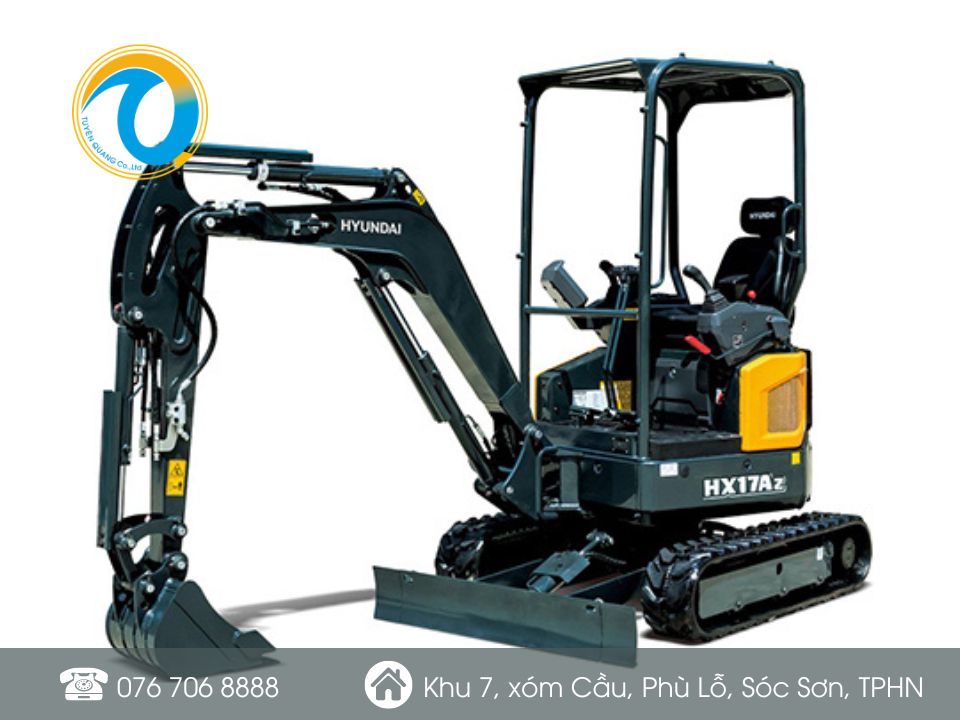 MÁY XÚC BÁNH XÍCH HYUNDAI MINI model HX17AZ