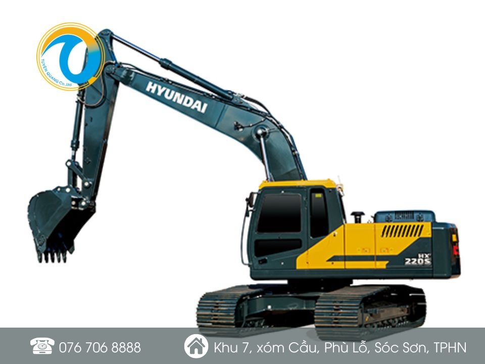 MÁY XÚC BÁNH XÍCH HYUNDAI model HX220S