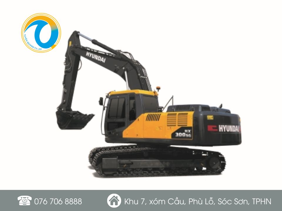 Máy xúc bánh xích Hyundai HX300SG