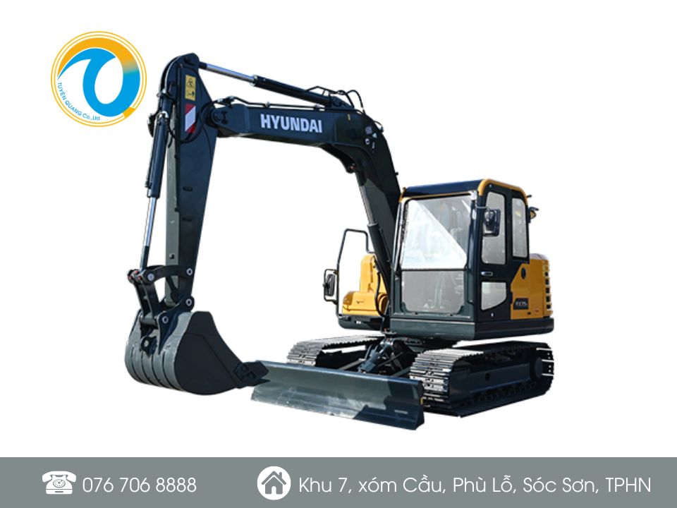 MÁY XÚC BÁNH XÍCH HYUNDAI model HX75S