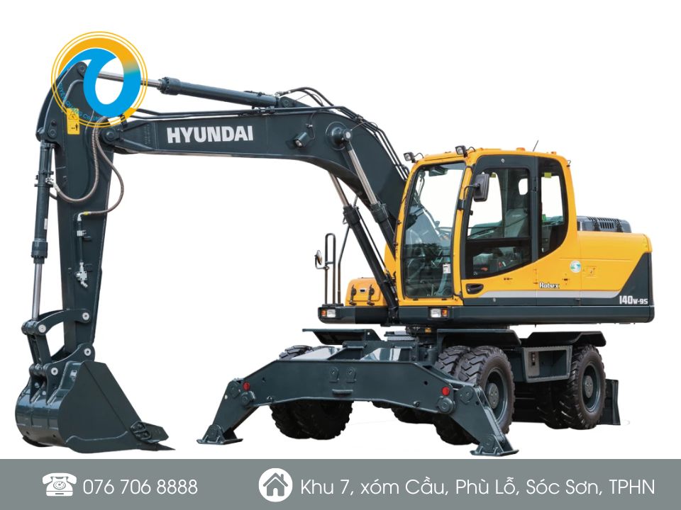 MÁY XÚC BÁNH LỐP HYUNDAI model R140W-9S