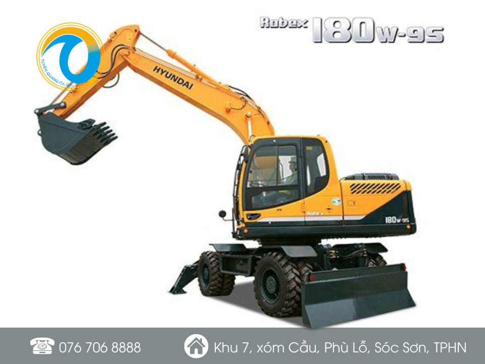 MÁY XÚC BÁNH LỐP HYUNDAI model R180W-9S