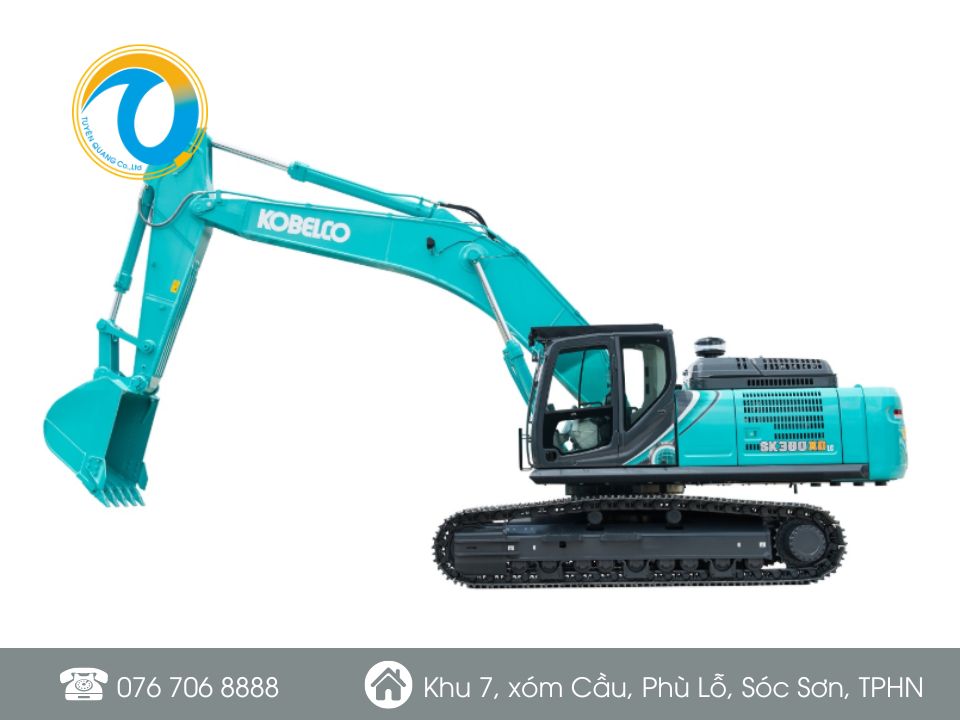 MÁY XÚC ĐÀO BÁNH XÍCH KOBELCO SK380XDLC-10