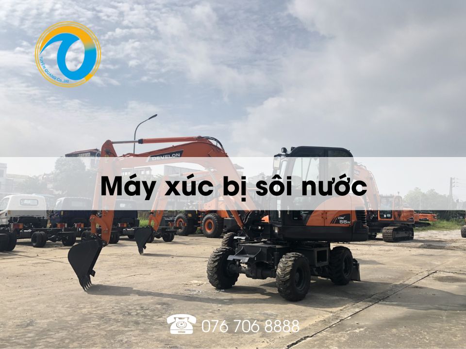 Nguyên nhân và cách xử lý máy xúc bị sôi nước đơn giản