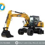 MÁY XÚC ĐÀO SANY BÁNH LỐP model SY155W
