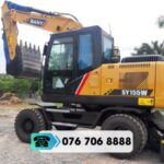 MÁY XÚC ĐÀO SANY BÁNH LỐP model SY155W