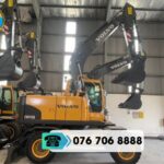 MÁY XÚC ĐÀO BÁNH LỐP VOLVO EW145B
