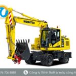 Máy đào bánh lốp Komatsu PW180-10