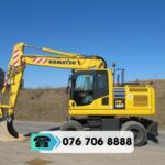 Máy đào bánh lốp Komatsu PW180-10