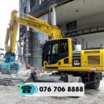 Máy đào bánh lốp Komatsu PW180-10