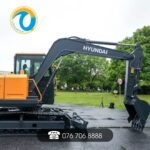 Máy đào bánh xích Hyundai HX80G gầu 0,28m3